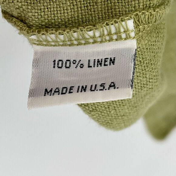 Bryn Walker Danuta Jacket 100% Linen Oversized Women Medium Green Lagenlook - Picture 7 of 7